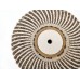 Satin Abrasive Combi  Wheel 120 Grit/Medium A  6 1/2"x1" Taper bore (165mm x25mm)