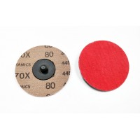 Roloc Disc 75mm Red Ceramic 24 Grit