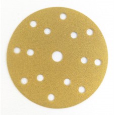 TPS GOLD 150mm 800 grit Velcro 15 Hole Disc